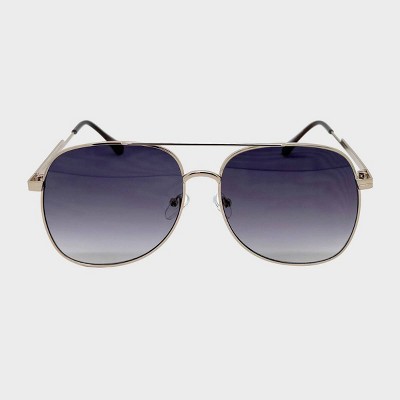 Oversized Metal Aviator Sunglasses - Wild Fable™ Gold