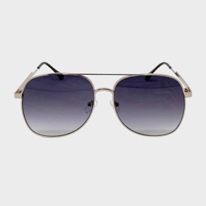 Oversized Metal Aviator Sunglasses - Wild Fable™ Gold - 1 of 2