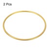 Unique Bargains Floral Hoop Wreath Frame Macrame Ring for Wedding Geometric Decor Party Wall Hanging - 3 of 4