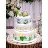 Kevins Gift Shoppe Ceramic Wedding Cake with Tulip Flowers Jewelry Box - image 3 of 3