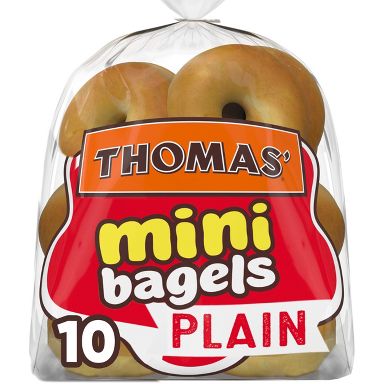 Thomas' Plain Mini Bagels - 15oz/10ct