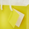 Blue Panda 20 Pack Small Yellow Gift Bags with Handles, Tissue Paper, Hang Tags, 7.9 x 5.5 x 2.5 In - 3 of 4