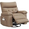 Oversized Extra Wide Manual Recliner Chair CF8007 in Faux PU Leather, 68CM Wide Seat with 1.5X Sponge Filling for Superior Comfort - 2 of 4