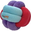 fouFit FouFouBrands Hide n Seek Knotted Snuffle Ball Treat Dispensing Nosework Toy for Dogs - Red/Blue/Purple(Large) - 2 of 3
