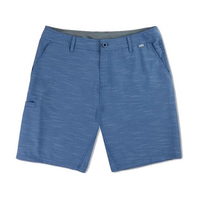 AFTCO 365 Hybrid Chino Fishing Shorts 9" Inseam, Bering Sea, 34