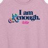 Women's - Barbie - I Am Kenough Tie Dye Graphic Racerback Tank - 2 of 4