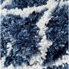 Home Mart Goods Navy Blue 2 Piece Trellis Plush Thick Soft Cozy Microfiber Bath Mat Set - 3 of 4