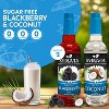 Syruvia Sugar Free Coffee Flavors Variety Pack: Blackberry & Coconut 25.4 fl oz Syrup - 2 of 4