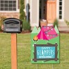 Big Dot of Happiness Let's Go Glamping - Party Decorations - Camp Glamp Party or Birthday Party Welcome Yard Sign - 2 of 4