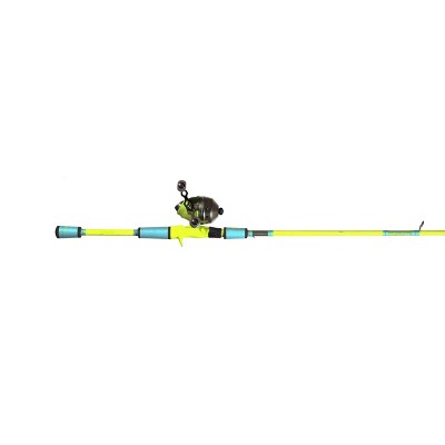 Profishiency 6' High-vis Spincast Combo - Yellow/blue : Target