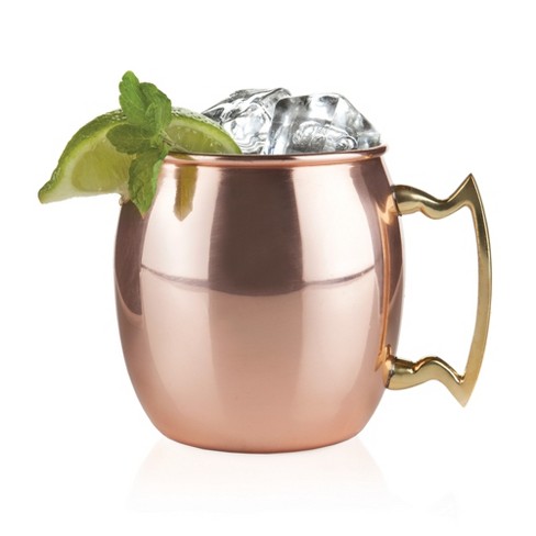 Jigger Smooth: 1oz/2oz Premium Copper for Moscow Mules by Copper Mug Co.
