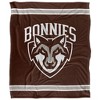 St. Bonaventure University Primary Logo Stripes Silky 50x60 Blanket, 1 Sided - 2 of 4
