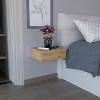 NicBex 15.7 inch Length Floating Nightstand with 1 Drawer,Modern Wall-Mounted Side Table with Wood Frame,Bedside Table for Bedroom,Living Room - 2 of 4