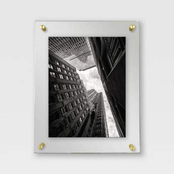 16.3 X 20.4 Matted To 11x14 Thin Gallery Frame Black - Threshold™ :  Target
