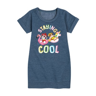 - Paw Patrol - Staying Cool Graphic Short Sleeve Fleece Dress