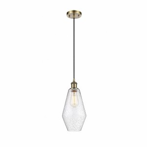 Cindyrella - 1 Light Cord Hung Mini Pendant In Industrial Style-14.5 Inches Tall and 7 Inches Wide - 1 of 1