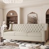 78.75in 3-Seater Sofa, Button Tufted Backrest with Comfy Cushion, Mid Century Modern Couches for Living Room, Sofa Couch for Bedroom, Apartment - 3 of 4