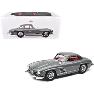 1954 Mercedes-Benz 300 SL Graphite Gray with Red Interior Limited Edition to 500 pieces 1/12 Diecast Model Car by Norev - 1 of 4