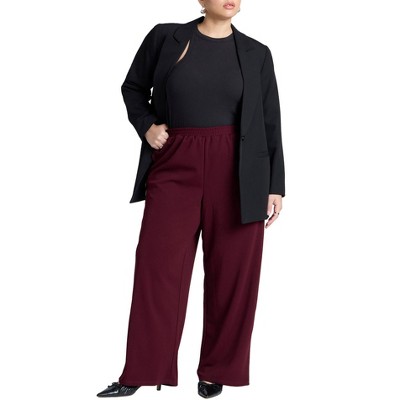 ELOQUII Women's Plus Size Track Pant With Side Stripe