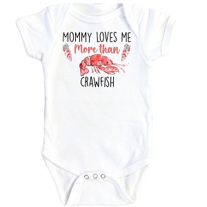 Crawfish Mommy - Baby Boy Girl Clothes Infant Onesie® Funny Cute Newborn GS1 - 1 of 4