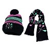 Wicked Women's Wand & Broom Winter Cuff Knit Beanie Hat and Scarf Set - 2 of 4
