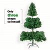 5.5FT Christmas Tree Set (PVC) – 850 Branches, Holiday Decoration - 3 of 4