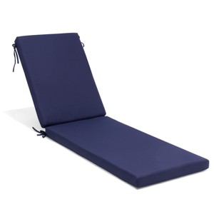 Pellebant 2 Pcs 70 inch Chaise Lounge Cushion for Patio Poolside Garden Deck Indoor Outdoor Chaise Lounge - 1 of 4