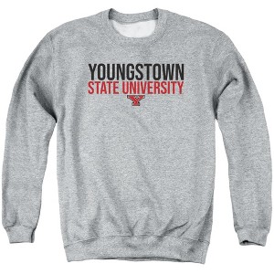 Youngstown State University Official Stacked Adult Crewneck Sweatshirt - 1 of 4