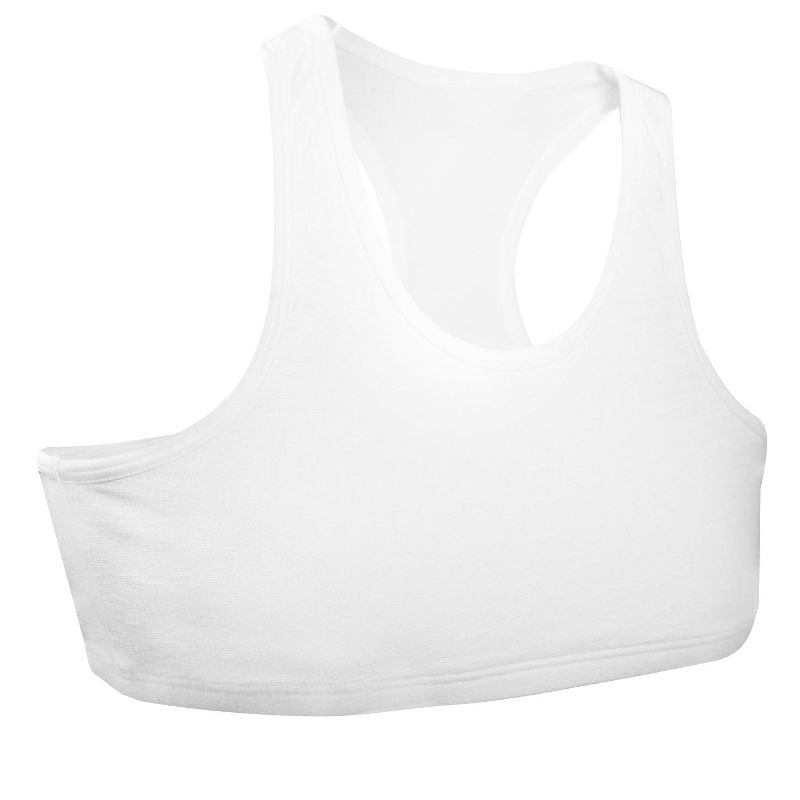 Fruit of the Loom Girl's Cotton Sports Bra 6 Pack, 4 of 4