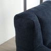 Fluffy bean bag chair for adults, super soft lazy sofa with memory foam and ottoman, indoor modern focus chair for living room, bedroom, apartment - 4 of 4
