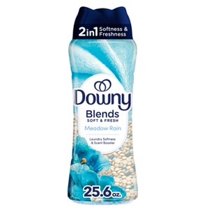 Downy Blends Soft & Fresh In-Wash Scent Booster - Meadow Rain Scented Laundry Bead - 25.6oz - 1 of 4