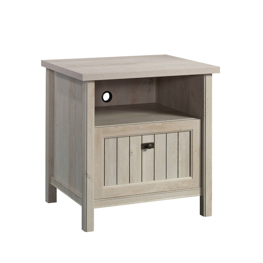 Photos - Storage Сabinet Sauder Costa Nightstand Drawer Chalked Chestnut  