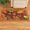 Collections Etc Autumn Leaves Tufted Rug - 2 of 3