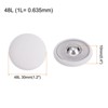 Unique Bargains Round Metal Sewing Cloth Covered Button 10 Pcs - 2 of 4