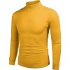 COOFANDY Men's Slim Fit Mock Turtleneck Pullover Sweater Casual Basic Knitted Thermal Sweaters - 4 of 4