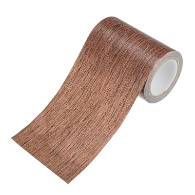 Unique Bargains Self Adhesive Realistic Wood Grain Durable Multi Use Masking Tape 1 Pc