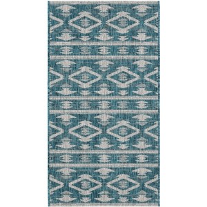 Courtyard CY8863 UV & Stain Resistant Non-Shedding Power Loomed Indoor/Outdoor Rugs - Safavieh - 1 of 4