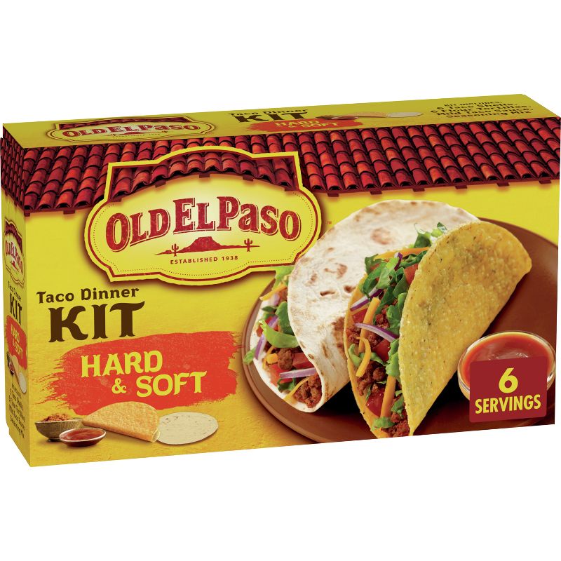 Old El Paso Hard &#38; Soft Shell Taco Dinner Kit - 11.4oz, 1 of 14