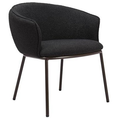 Zuo Essen Dining Chair Black & Bronze