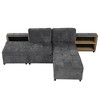 Maliang Versatile Sofa Bed, Modular Sofa, Sectionals Sofa with Two Storage Racks, Free-combined - 2 of 4
