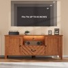 TV Stands for Living Room, Entertainment Center with Led Lights, Television Stands for 65 Inch Tv, with 2 Storage and 1 Drawer - 4 of 4