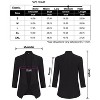 Coolmee Women's Long Sleeve Collarless Midiweight Work Office Blazer Open Front Jacket - 2 of 2