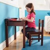 Melissa & Doug Wooden Child's Lift-Top Desk and Chair - Espresso - 2 of 4