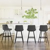 Arceso Counter Stool Set of 2, 30 inch Modern Bucket Barstool,  Bar Stools for Kitchen Island Restaurants - 4 of 4
