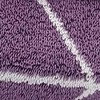 Knightsbridge Luxurious 6 Pieces Yarn Dyed Jacquard All Season Towel Set Grape - 3 of 3
