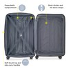 DELSEY Paris Aero Expandable Hardside Large Checked Spinner Upright Suitcase - Blue - 3 of 4