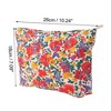 Unique Bargains Women Portable Printed Clutch Makeup Bag Red 1 Pc - 3 of 3