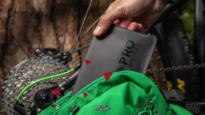 PRO BIKE TOOL Waterproof Bicycle Storage Bag - Store Bike Tools, Mini Pump, Phone - Full Protection, 2 of 9, play video