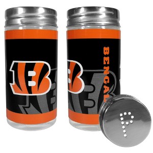 NFL Glass Salt & Pepper Shaker Set - Cincinnati Bengals - 1 of 3