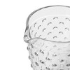 Martha Stewart Chauncey 5-Piece Handmade Hobnail Pitcher and Glassware Set, Clear - 4 of 4
